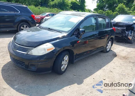 2007 Nissan Versa 1.8Sl from USA, damaged, VIN 3N1BC13E57L417787